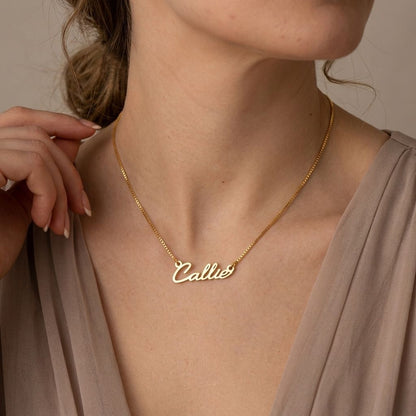 Dainty Name Pendant Necklace