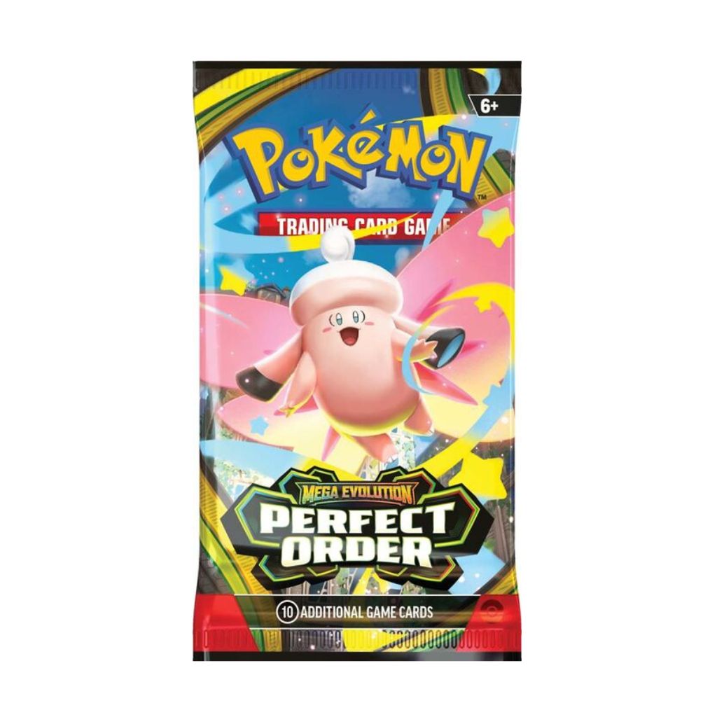 Pokémon trading card game pack with character illustration on a white background