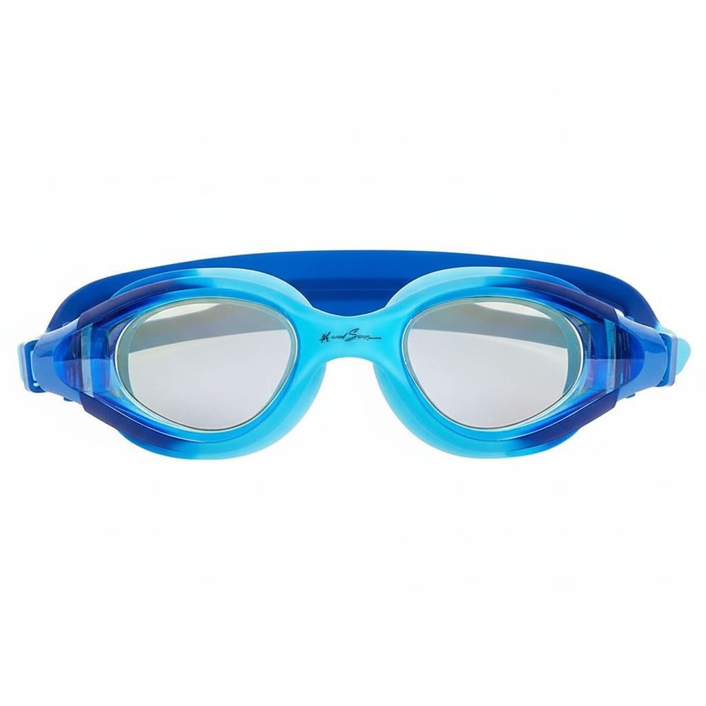 Maui and Sons Anti-Fog UV-Protected Swim Goggles - Blue