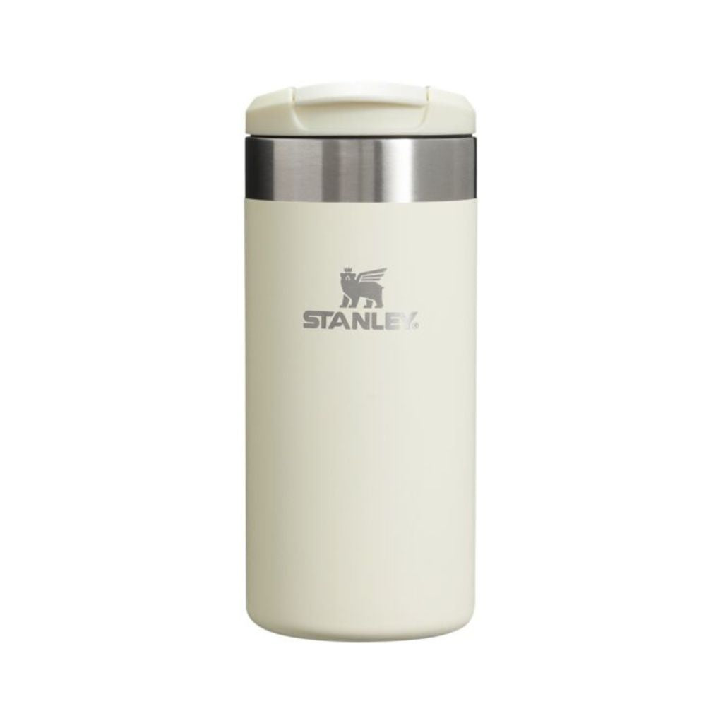 White Stanley insulated mug on a white background