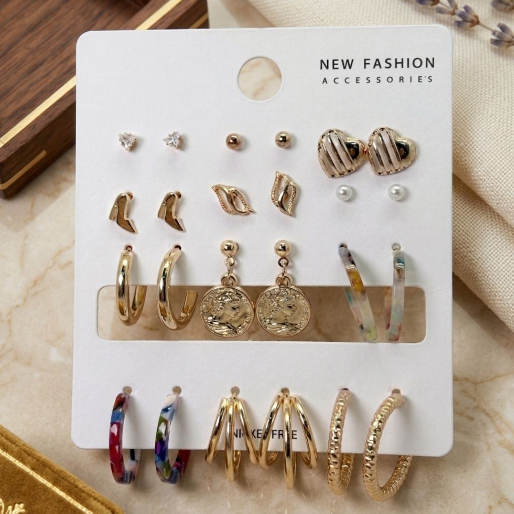 Chic Gold Ear Stack Set