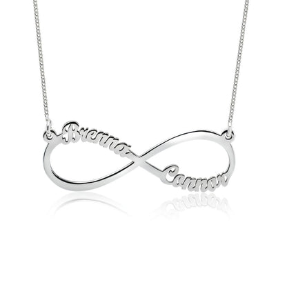 Custom Double Name Necklace