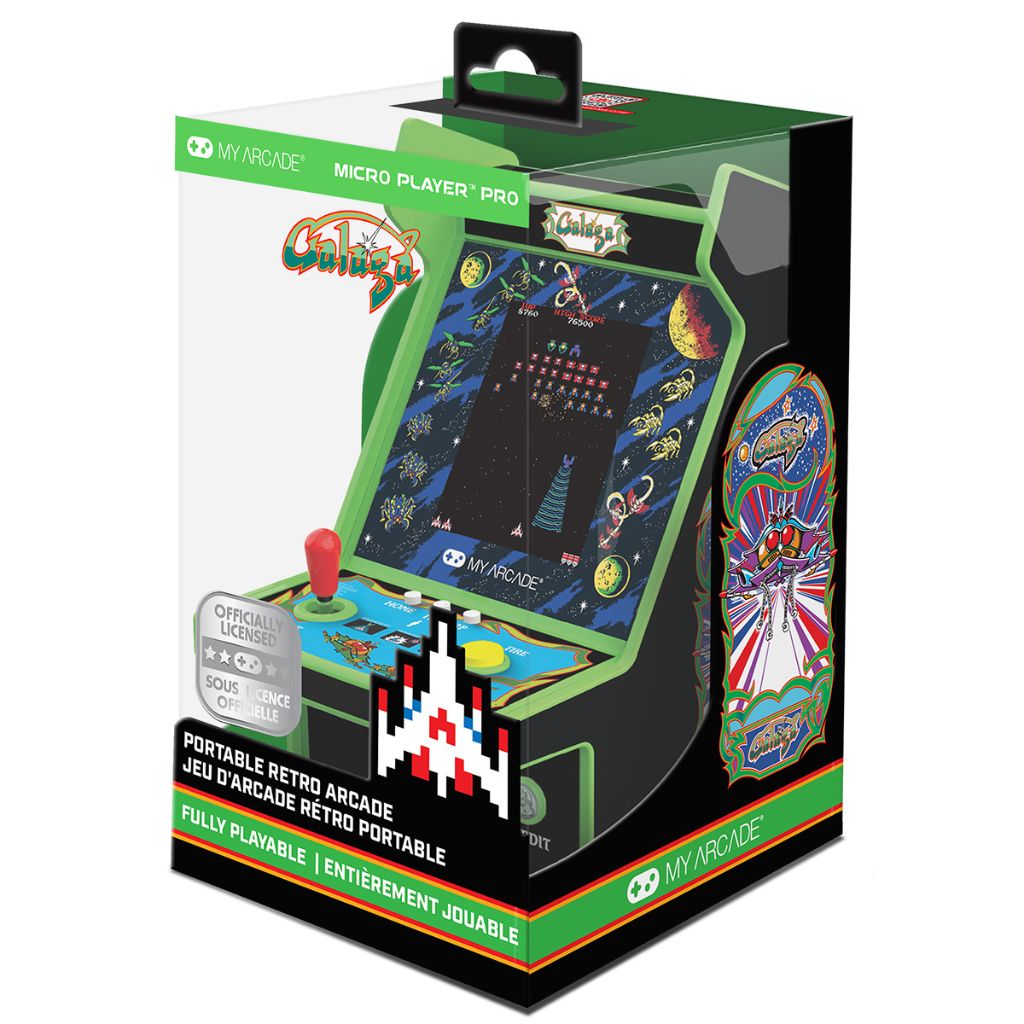 My Arcade Micro Player Pro arcade machine in packaging