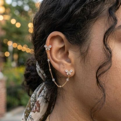 Butterfly Dream Chain Earrings