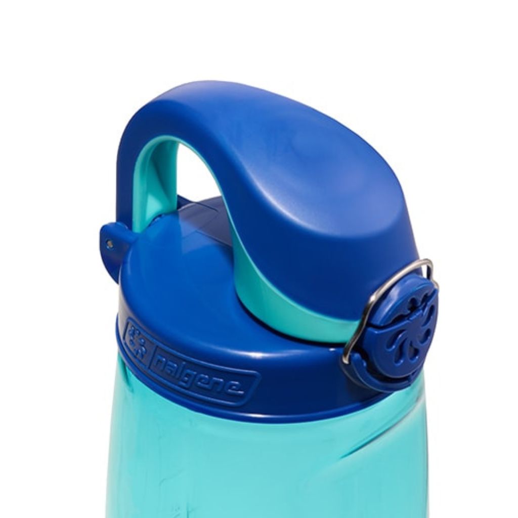 Nalgene Sustain 24oz On-The-Fly Tritan Bottle – Slate Blue with Glacial Cap