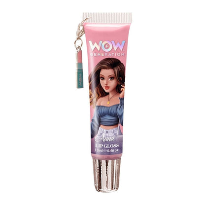 Lip gloss with a character design on a white background