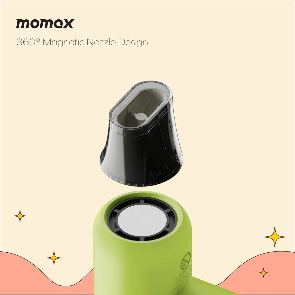 Momax 1-Care Hair Mini Ultra Speed Ion Hair Dryer