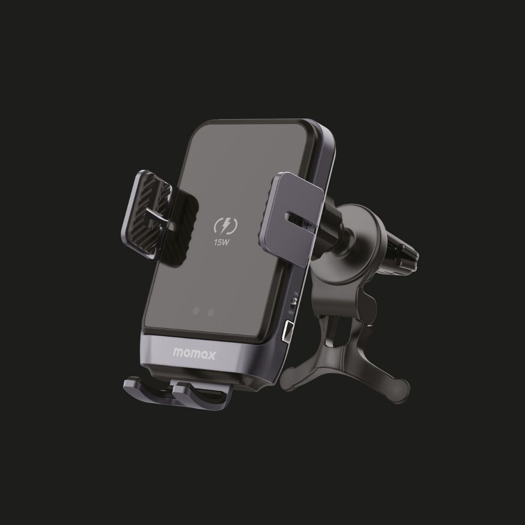 Momax Rotating 15W QC 3.0 Wireless Car Mount