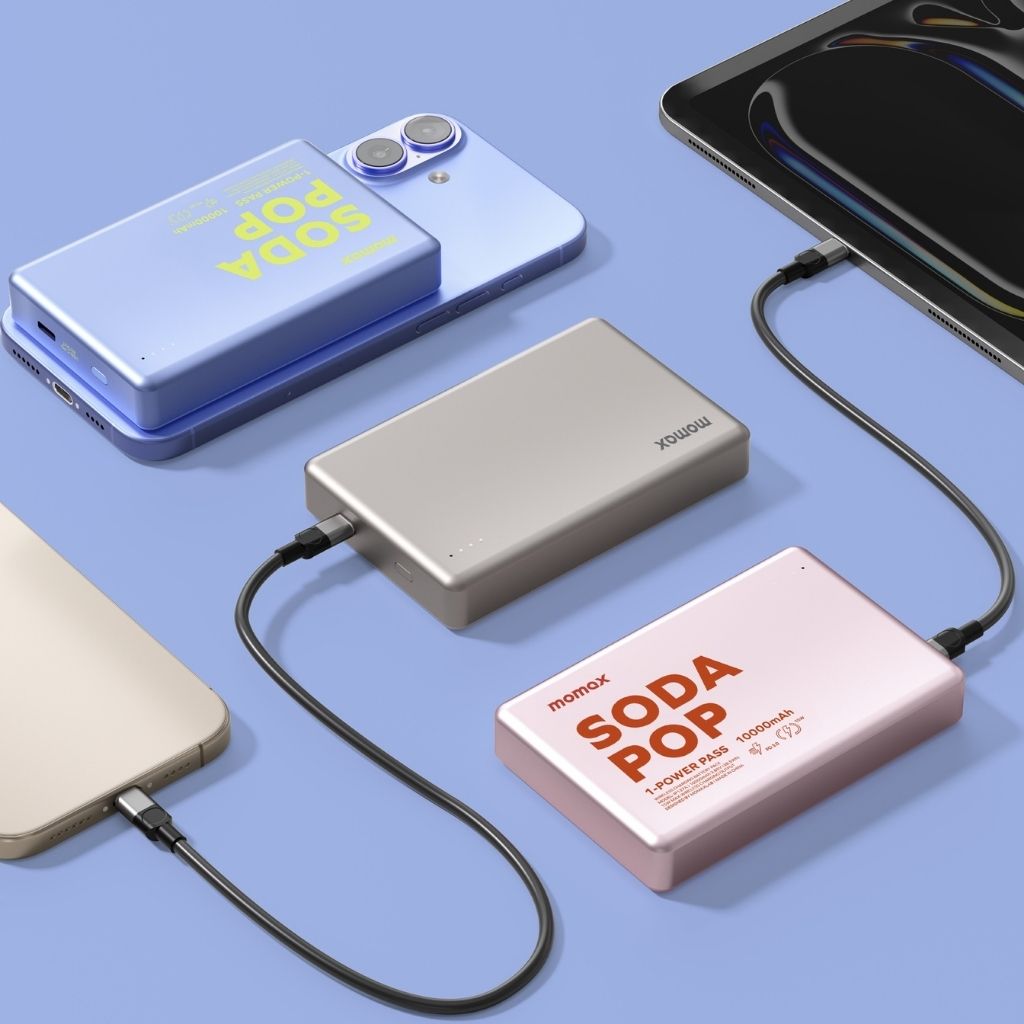 Momax 1-Power Pass 10000 mAh Magnetic Wireless Power Bank