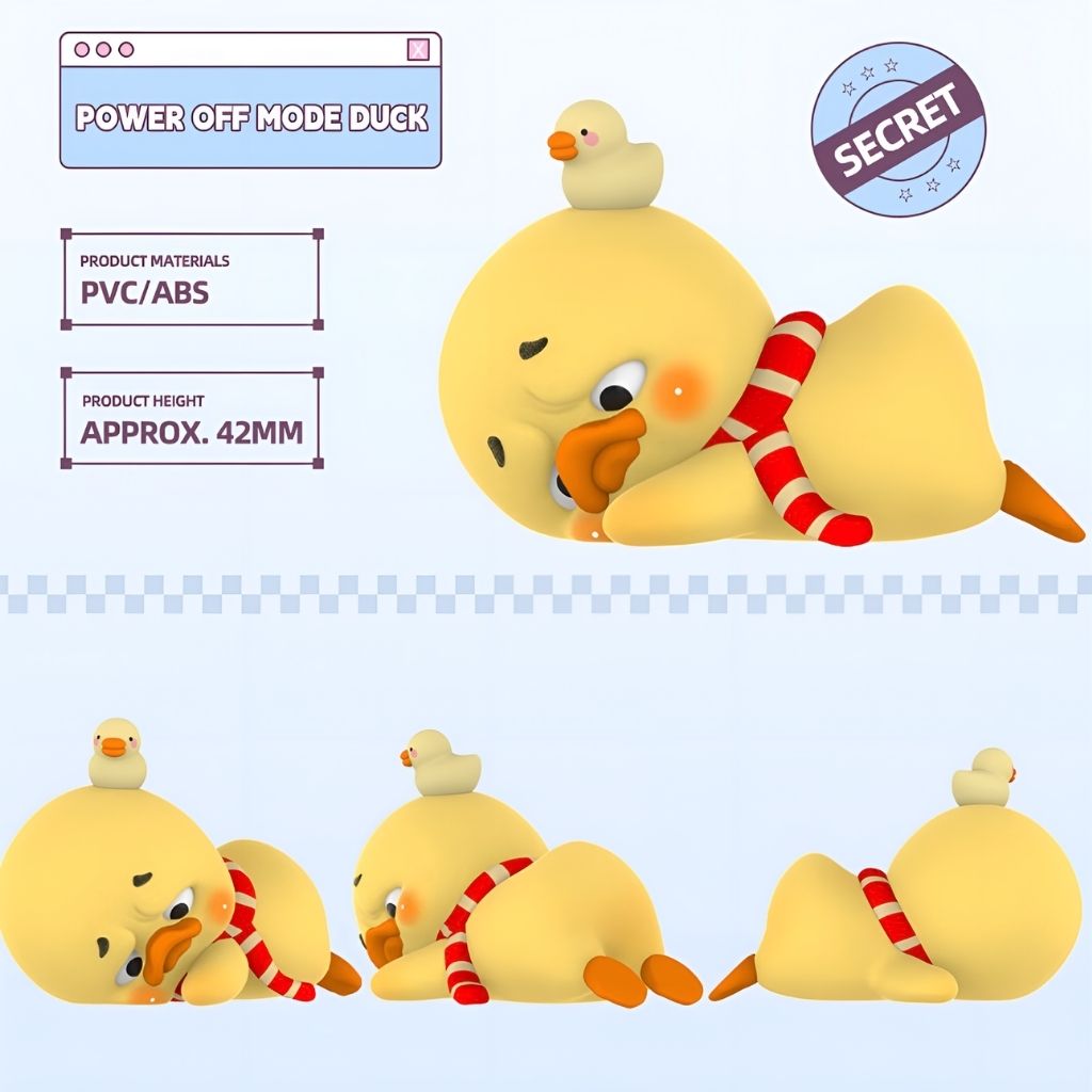 Upsetduck Stop The Spiral Duck Blind Box