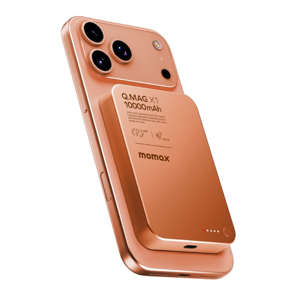 Momax Q.Mag X1 10000 mAh Gen2 15W Magsafe Wireless Power Bank