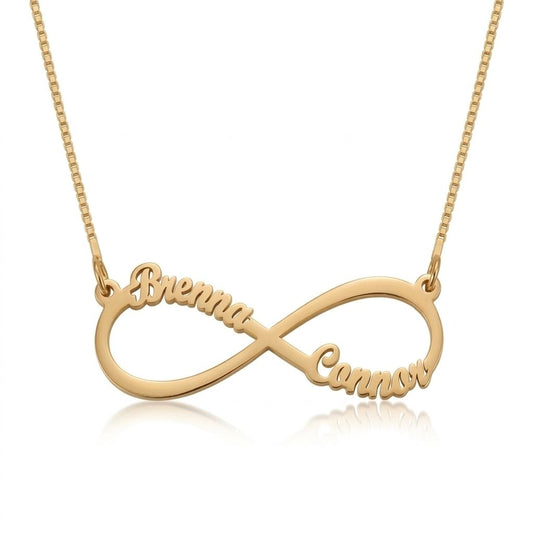Custom Double Name Necklace