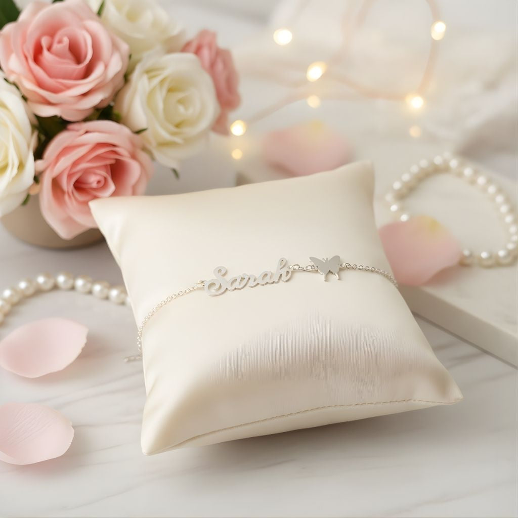 Butterfly Name Bracelet
