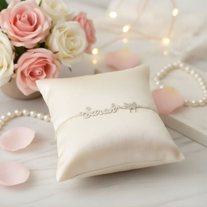 Butterfly Name Bracelet