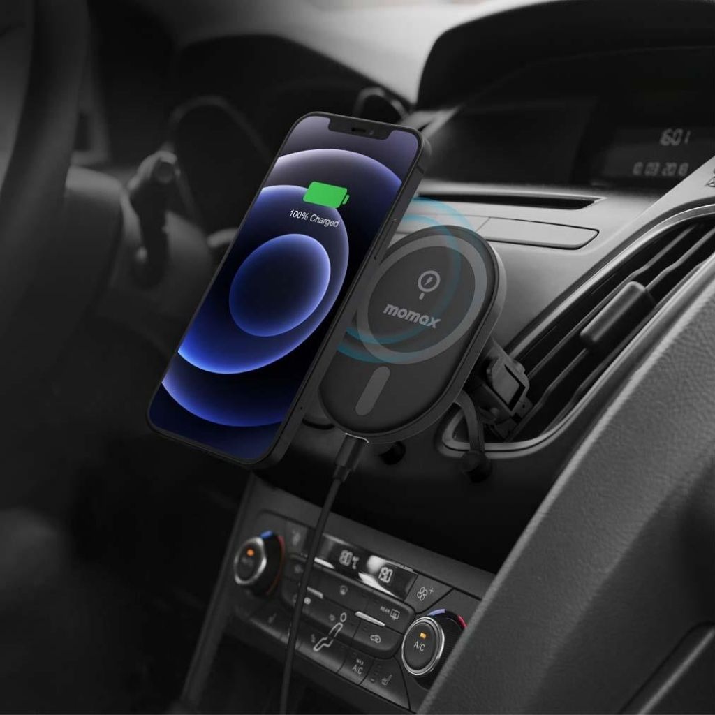 Momax Q. Mag Mount Magnetic Wireless Charging Car Mount