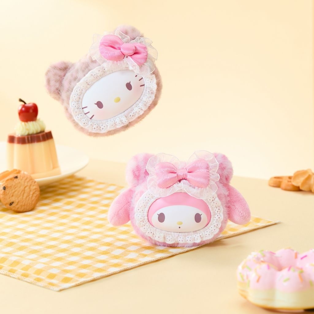 Top Toy Sanrio Fluffy Teddy Bear Plush Pendant Blind Box