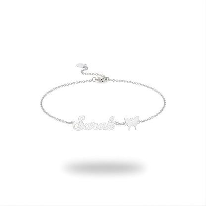 Butterfly Name Bracelet
