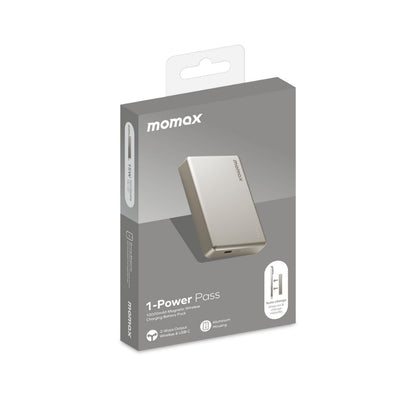 Momax 1-Power Pass 10000 mAh Magnetic Wireless Power Bank