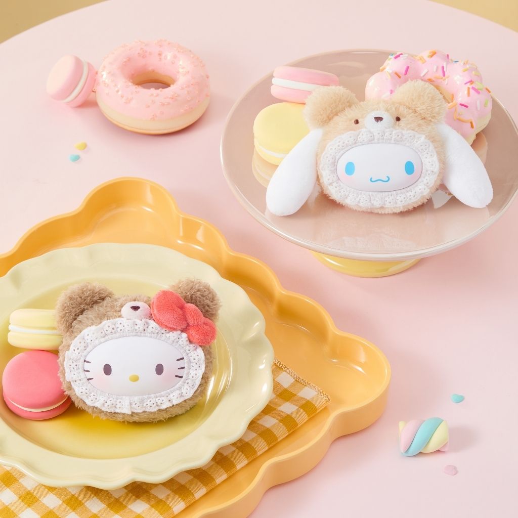 Top Toy Sanrio Fluffy Teddy Bear Plush Pendant Blind Box