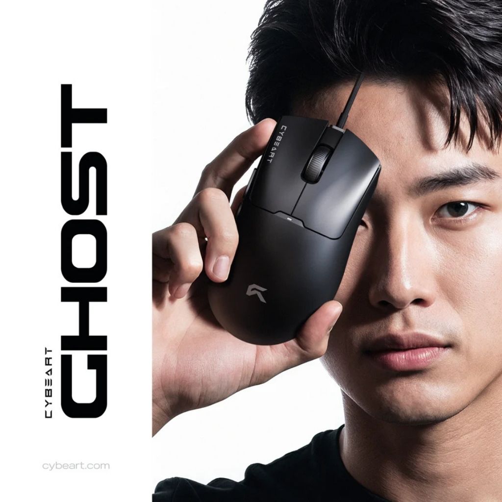 Cybeart Ghost - 49g Ultra-light Wired Gaming Mouse - Black