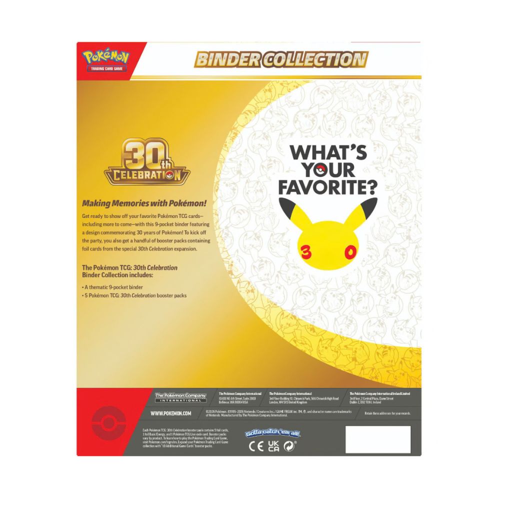 Pokemon TCG 30th Celebration Binder Collection