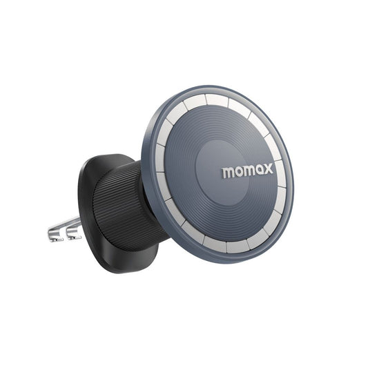 Momax car phone holder on a white background