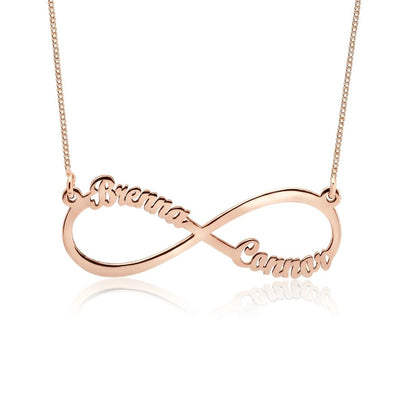 Custom Double Name Necklace
