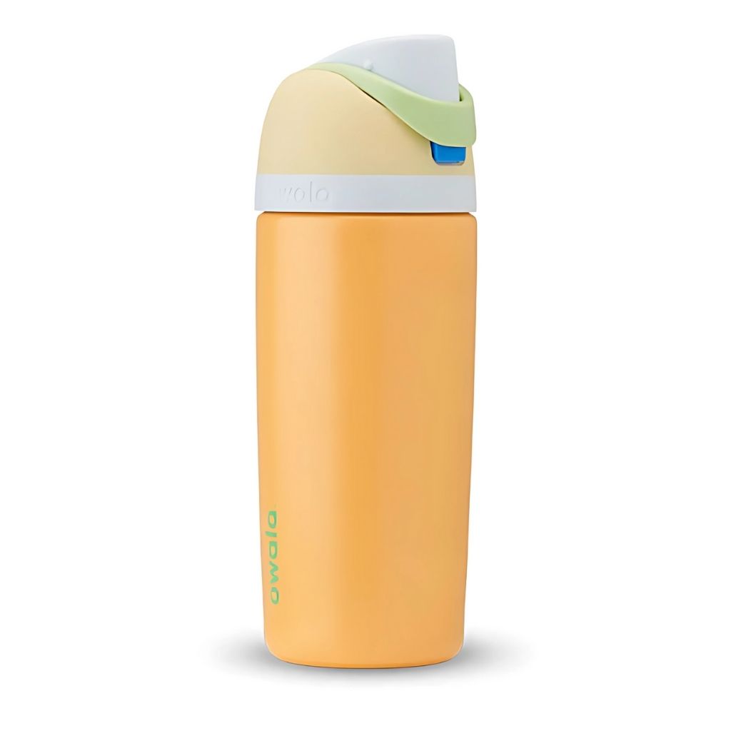 Owala FreeSip 2 pack Stainless Steel Water Bottles 473 ml/16 oz - Yellow and Light Blue