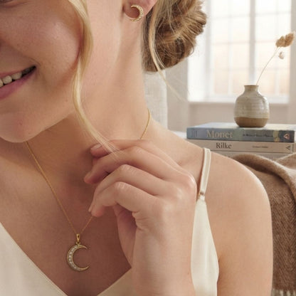 Zirconia Crescent Set