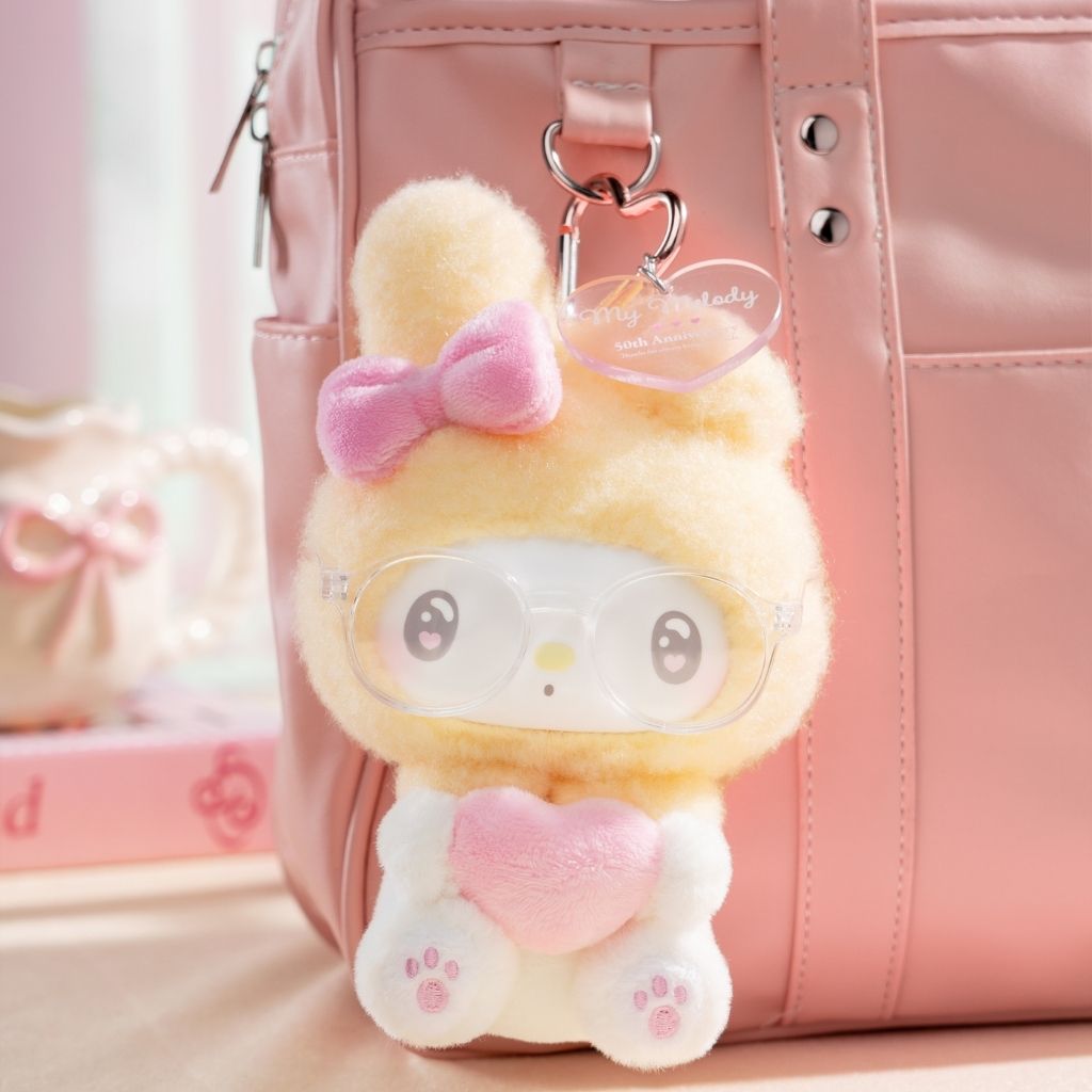 Top Toy My Melody 50th Anniversary Milk Candy Plush Pendant Blind Box