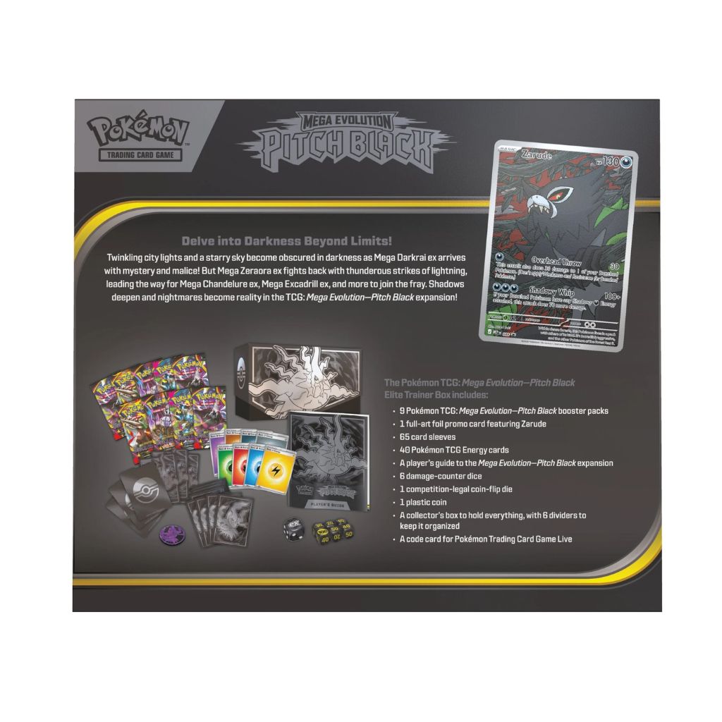 Pokémon TCG Mega Evolutions (ME-05) Pitch Black Elite Trainer Box