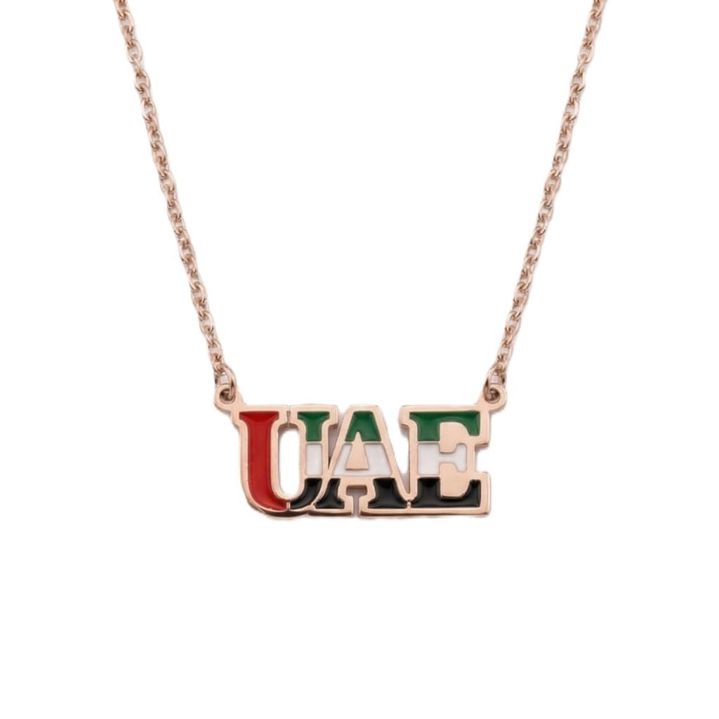 UAE Flag Signature Necklace