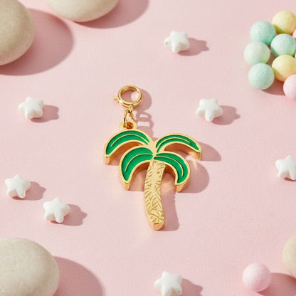 Gold Palm Tree Charm