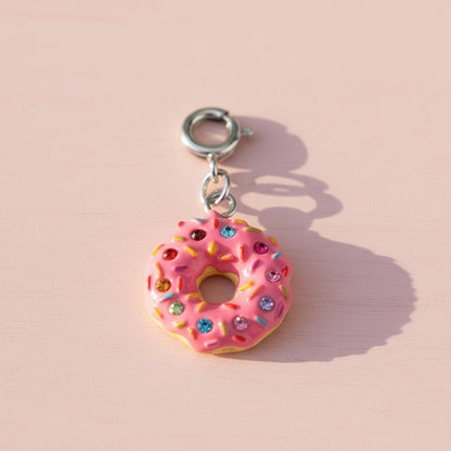 3D Sprinkling Donut Charm