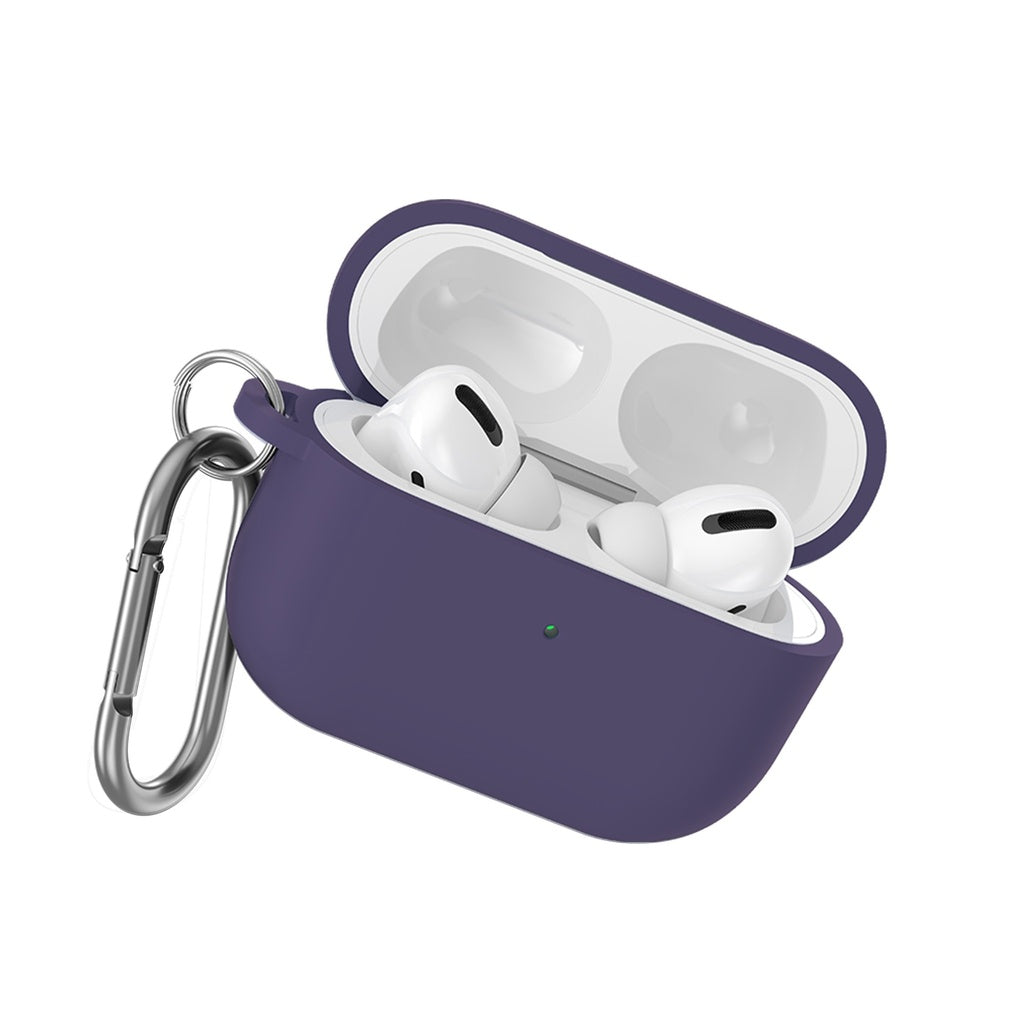Blue AirPods 2 case with white background