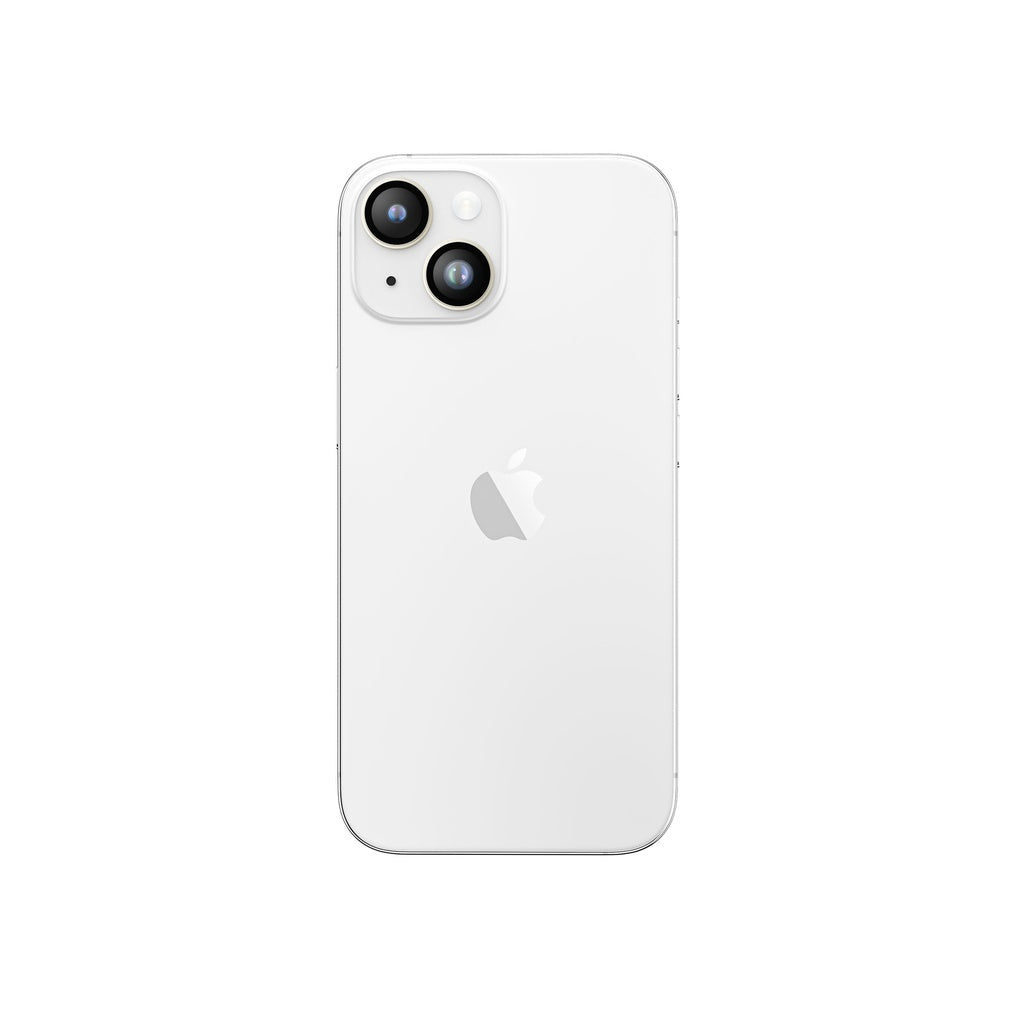 iPhone with Lens with white background