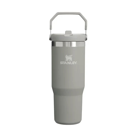 Stanley Ice Flow GO 870ml/30oz Flip Straw Water Bottle Ash