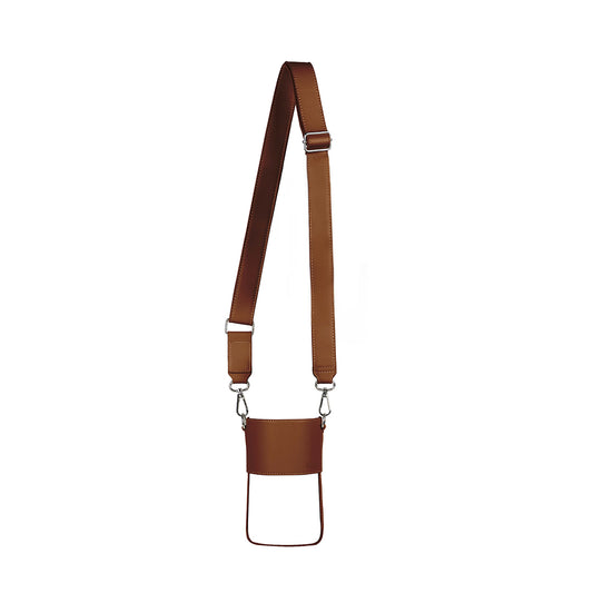 Brown Strap with Silver Metal for 650ml Bottle
