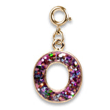 Letter "O" Glitter Charm
