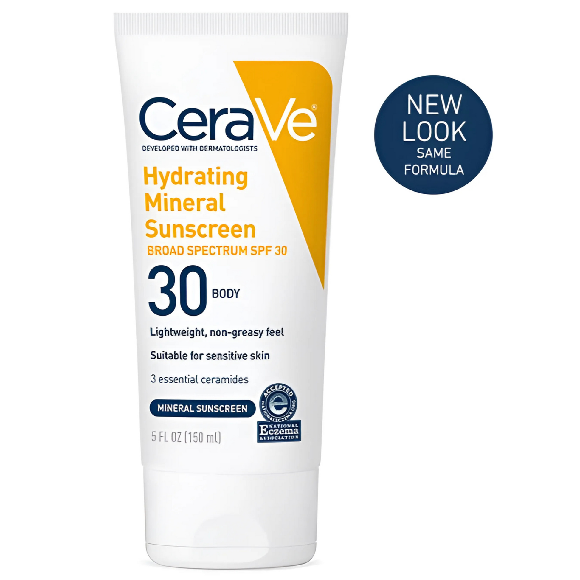 CeraVe Hydrating Mineral Sunscreen Broad Spectrum SPF30 - BODY 150ML