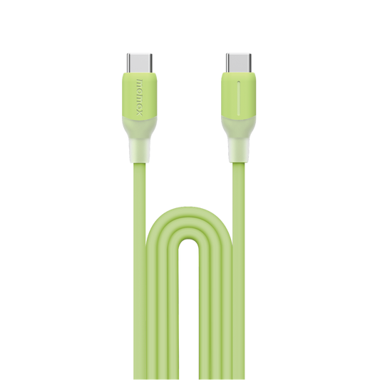 1-Link Flow 60w USB-C To USB-C Cable 1.2m - Green