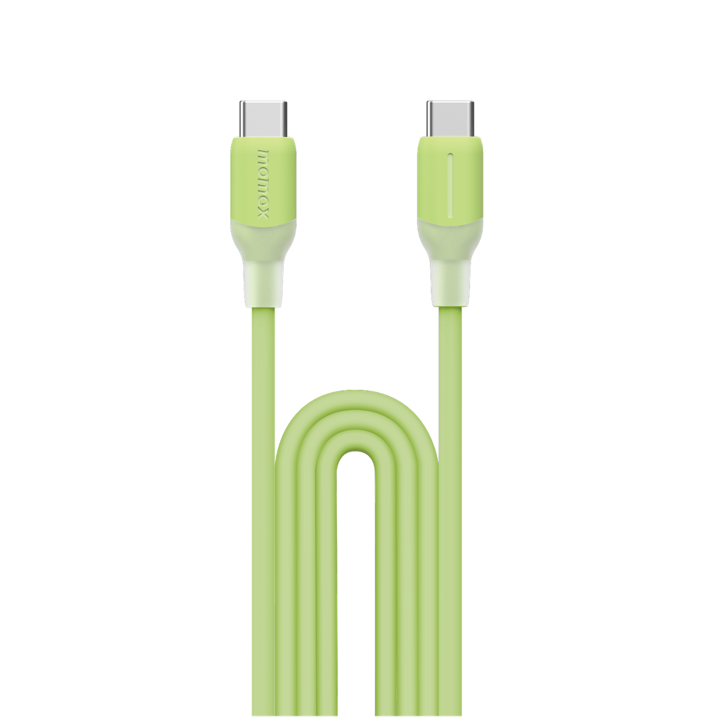 1-وصلة تدفق 60 وات USB-C إلى USB-C كابل 1.2 متر - أخضر