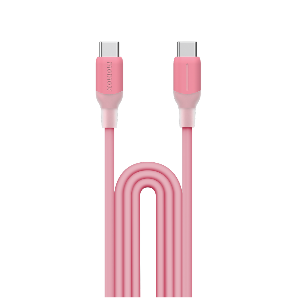 1-Link Flow 60w USB-C To USB-C Cable 1.2m - Pink