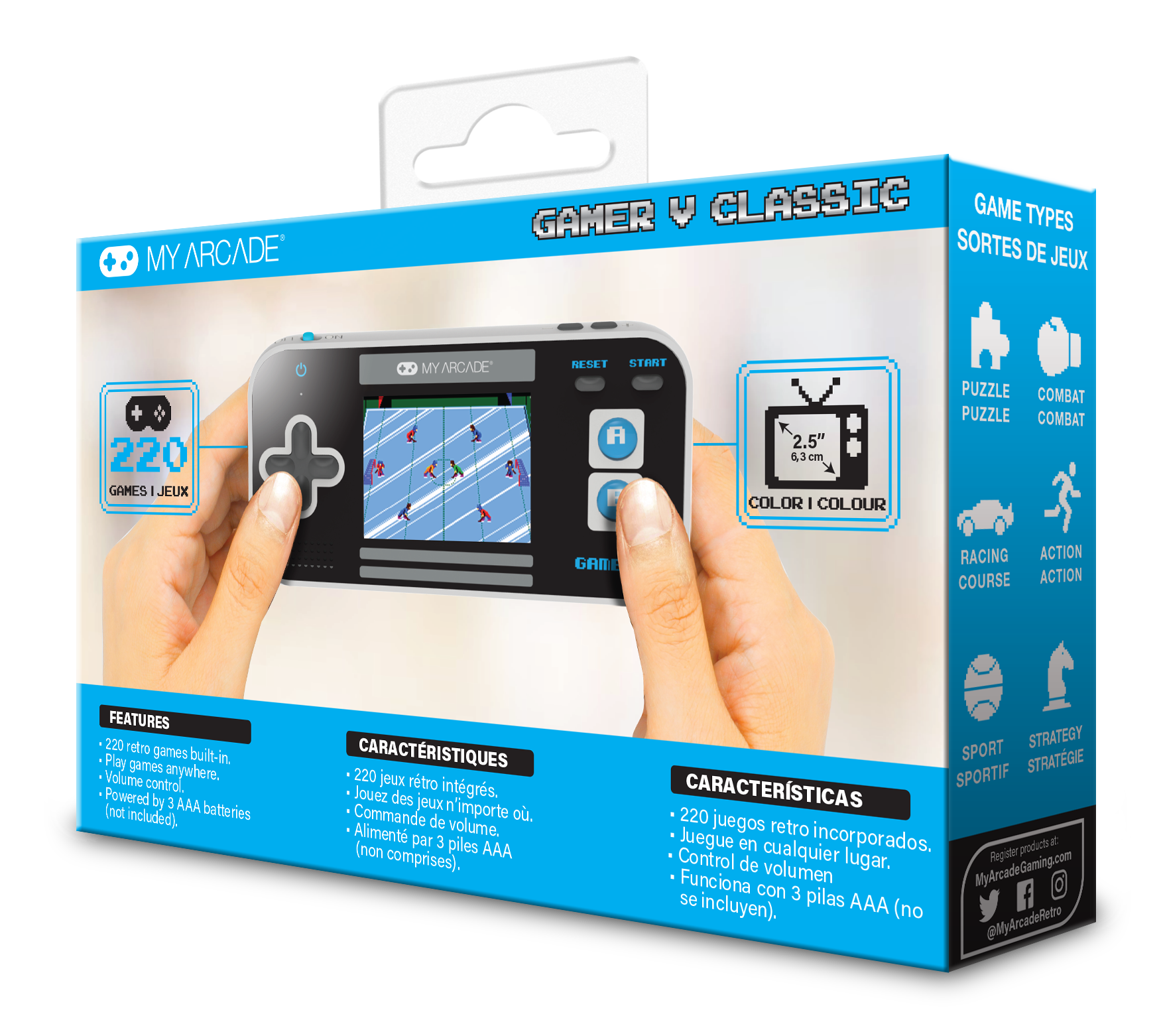 My Arcade Gamer V Classic - Blue