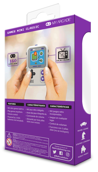 My Arcade Gamer Mini Classic - Purple