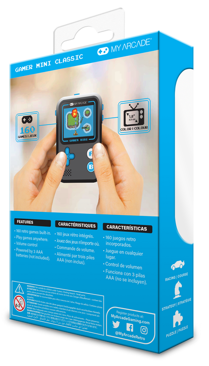 My Arcade Gamer Mini Classic - Blue