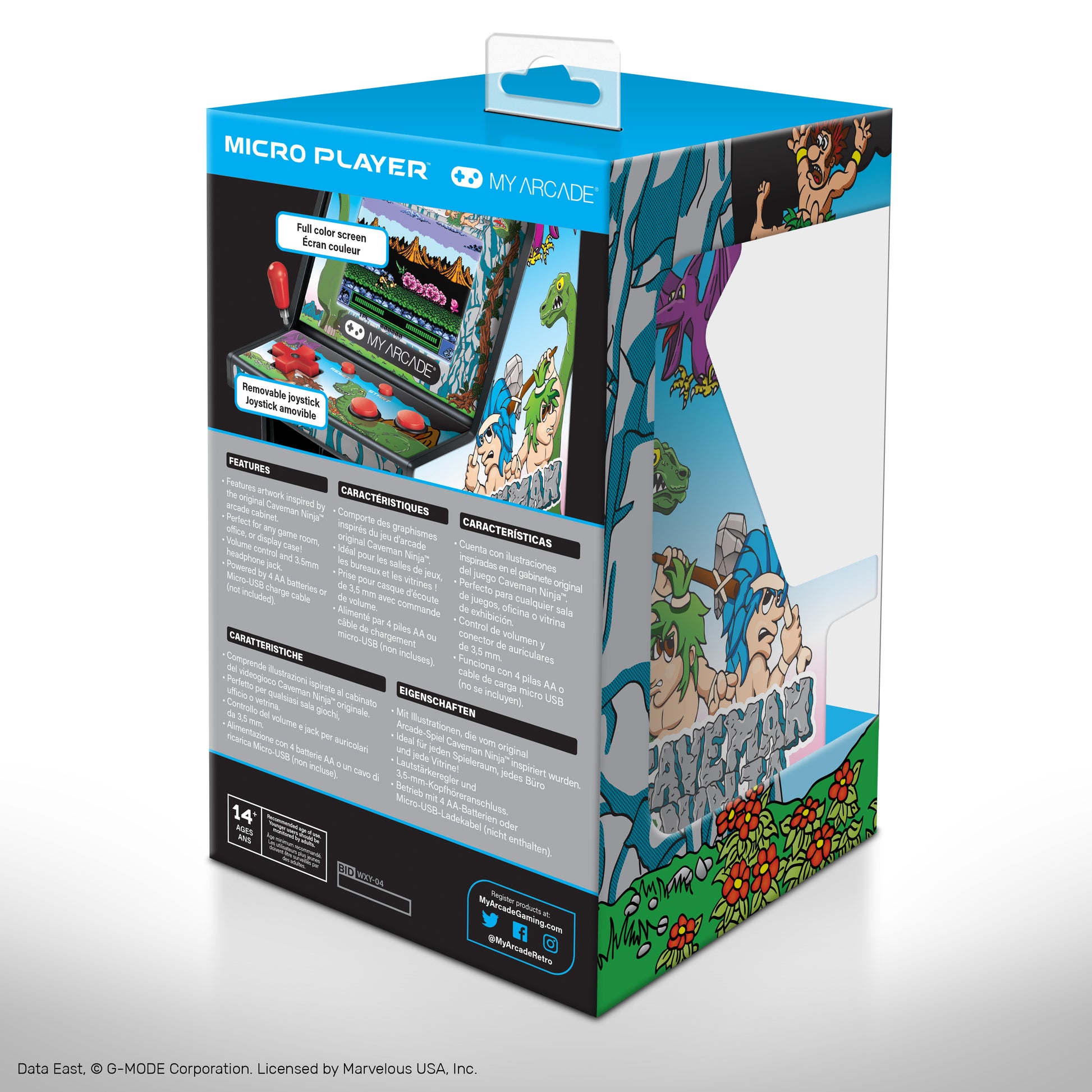 My Arcade Caveman Ninja Micro Player