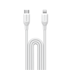 1-وصلة تدفق 35 وات USB-C إلى كابل Lightning بطول 1.2 متر - أبيض