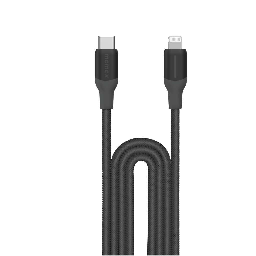 1-لينك تدفق 35 واط USB-C إلى كابل Lightning 2 متر - أسود