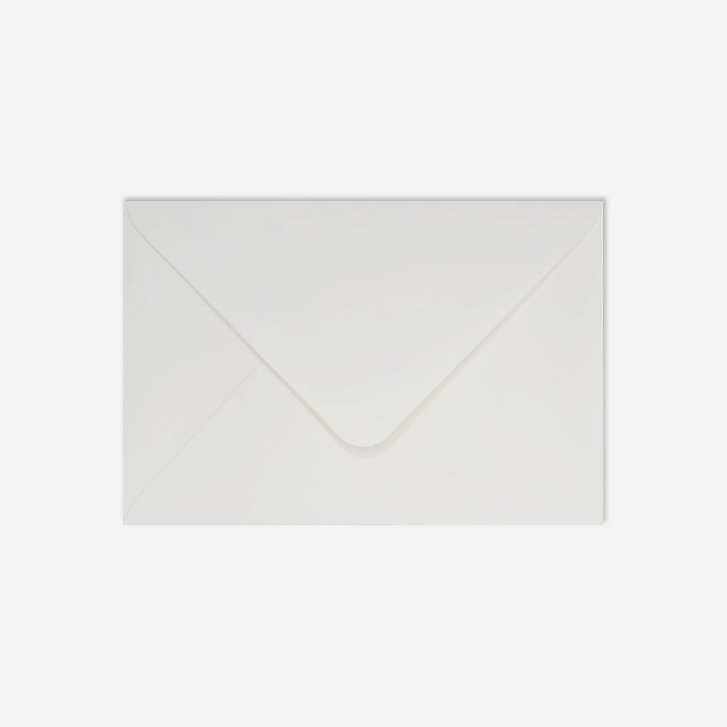 White envelope on a white background